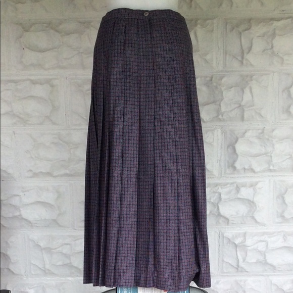 Pontter Classic wool full length skirt womens 9/10 - Picture 2 of 9